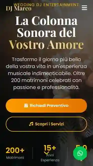 Landing Page dj